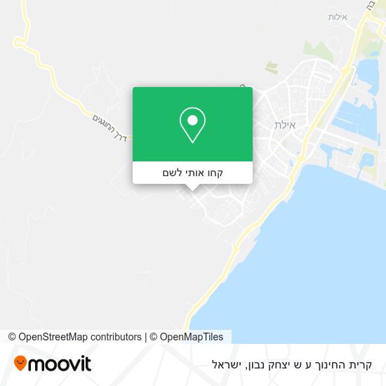 מפת קרית החינוך ע ש יצחק נבון