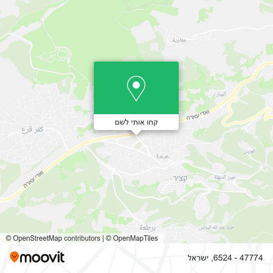 מפת 47774 - 6524
