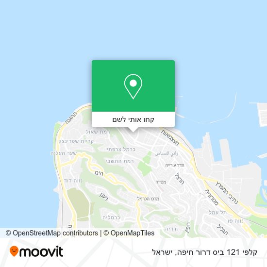 מפת קלפי 121 ביס דרור חיפה