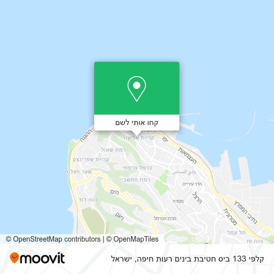מפת קלפי 133 ביס חטיבת בינים רעות חיפה