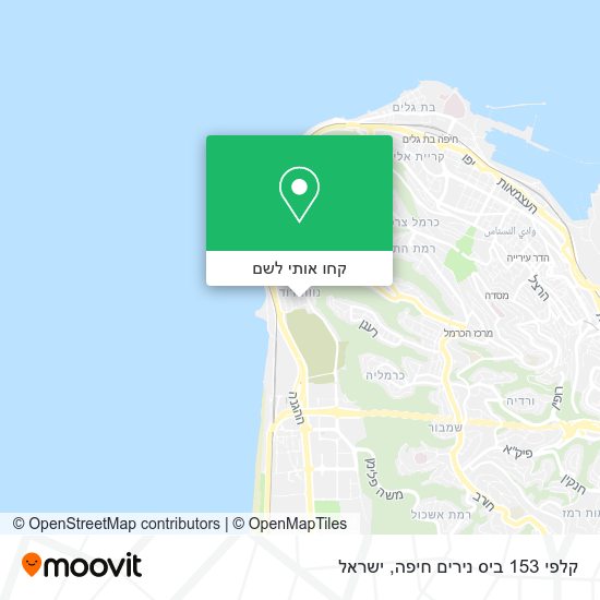 מפת קלפי 153 ביס נירים חיפה