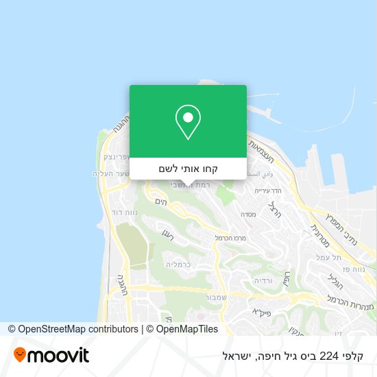 מפת קלפי 224 ביס גיל חיפה