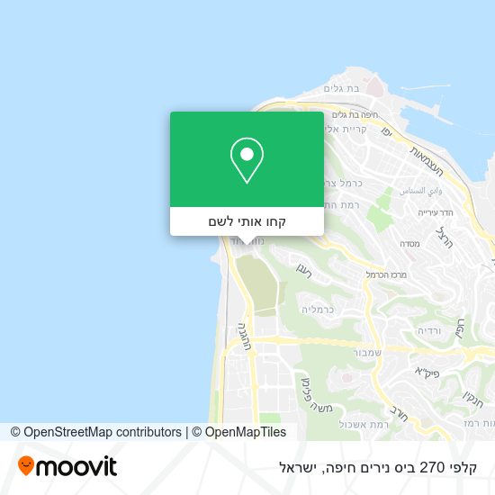 מפת קלפי 270 ביס נירים חיפה