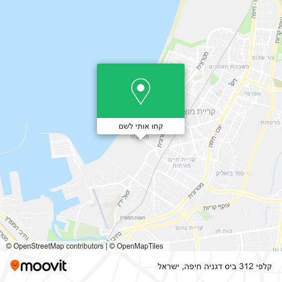 מפת קלפי 312 ביס דגניה חיפה