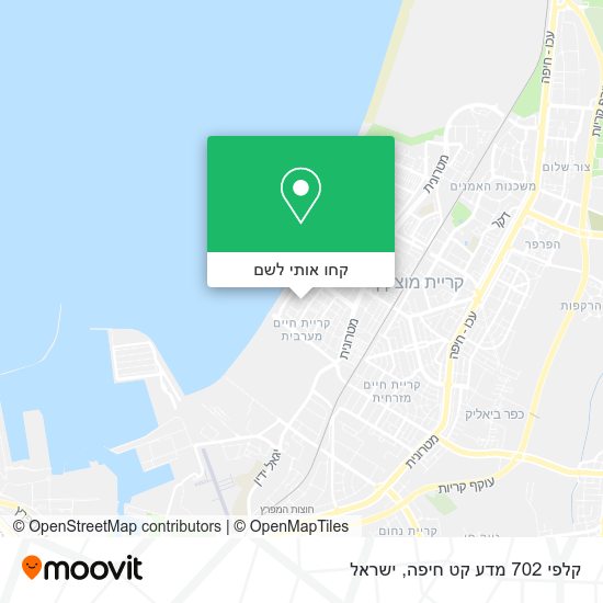 מפת קלפי 702 מדע קט חיפה