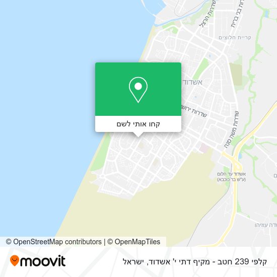 מפת קלפי 239 חטב - מקיף דתי י' אשדוד