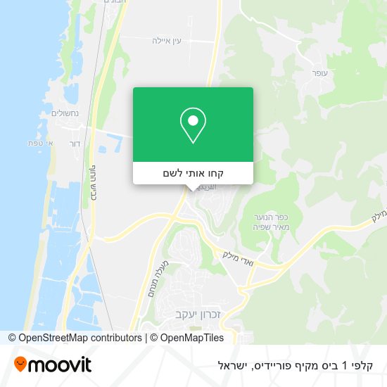 מפת קלפי 1 ביס מקיף פוריידיס