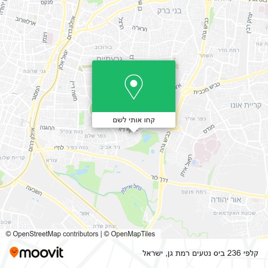 מפת קלפי 236 ביס נטעים רמת גן