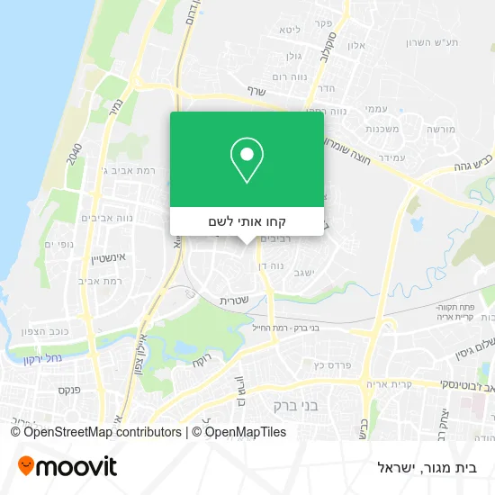 מפת בית מגור