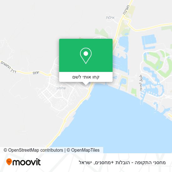 מפת מחסני התקופה - הובלות +מחסנים