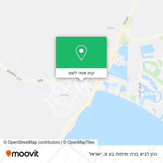מפת כהן לביא בניה ופיתוח בע מ