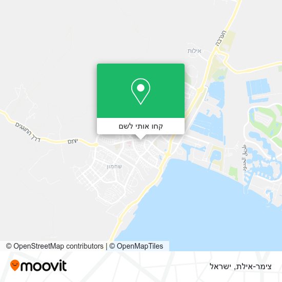 מפת צימר-אילת