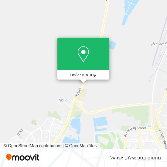 מפת מחסום בטפ אילת