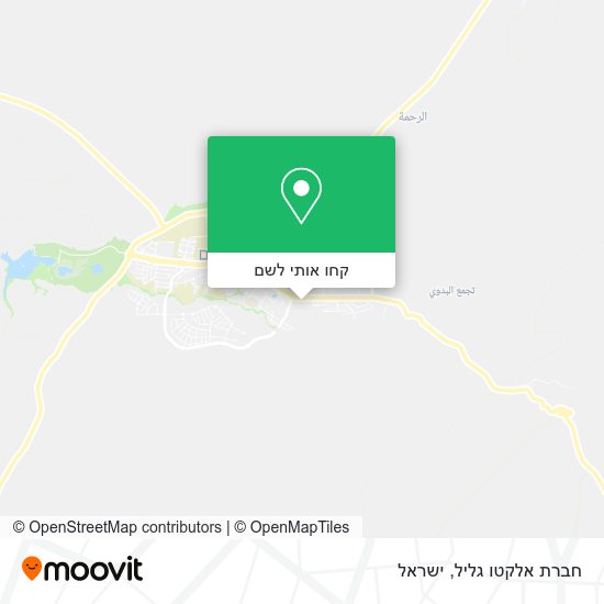 מפת חברת אלקטו גליל