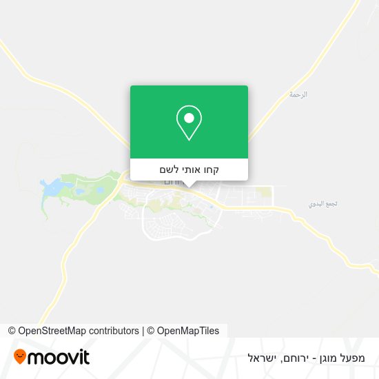 מפת מפעל מוגן - ירוחם
