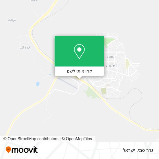 מפת גרר סמי