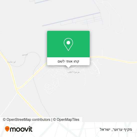 מפת מקיף ערוער