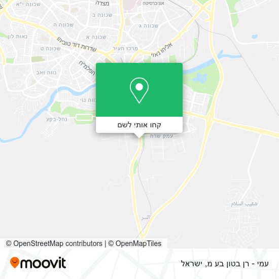 מפת עמי - רן בטון בע מ