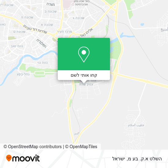 מפת השלט א.ק. בע מ