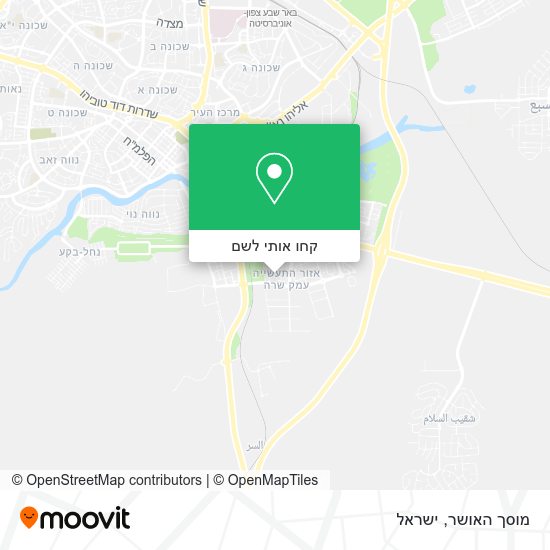 מפת מוסך האושר