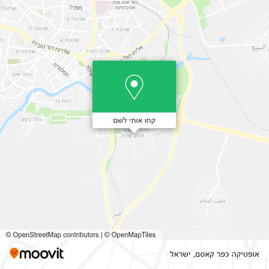 מפת אופטיקה כפר קאסם