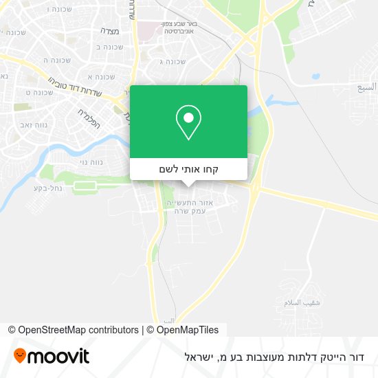 מפת דור הייטק דלתות מעוצבות בע מ