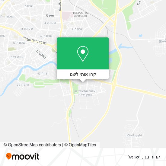 מפת קרור בני