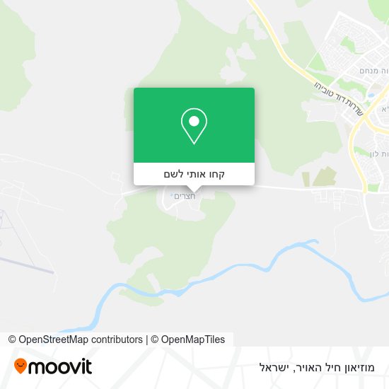 מפת מוזיאון חיל האויר