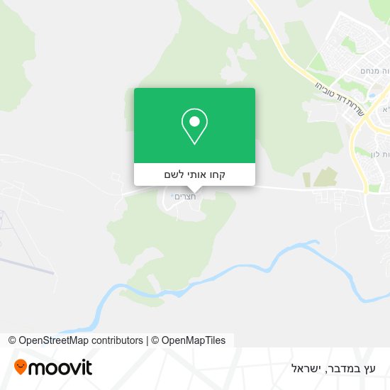 מפת עץ במדבר