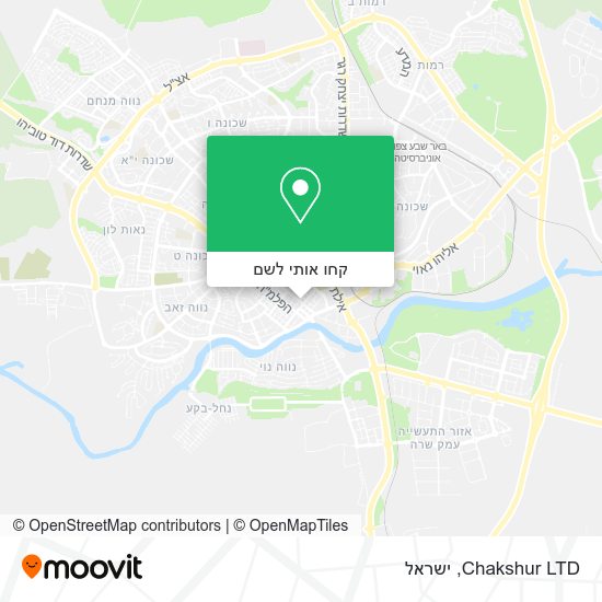 מפת Chakshur LTD