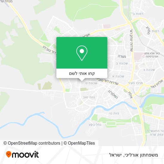 מפת משפחתון אורליכי
