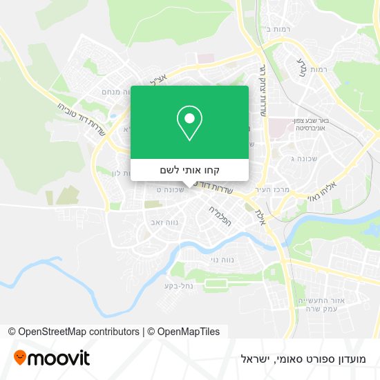 מפת מועדון ספורט סאומי
