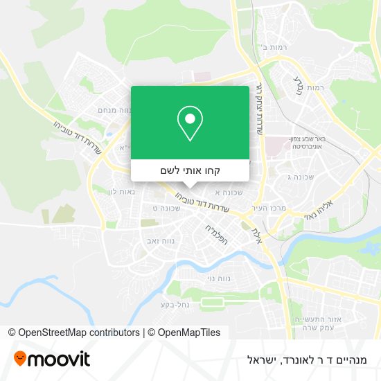 מפת מנהיים ד ר לאונרד