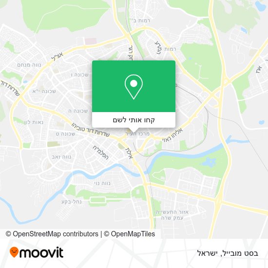 מפת בסט מובייל