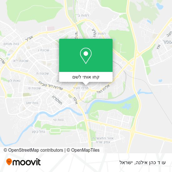 מפת עו ד כהן אילנה