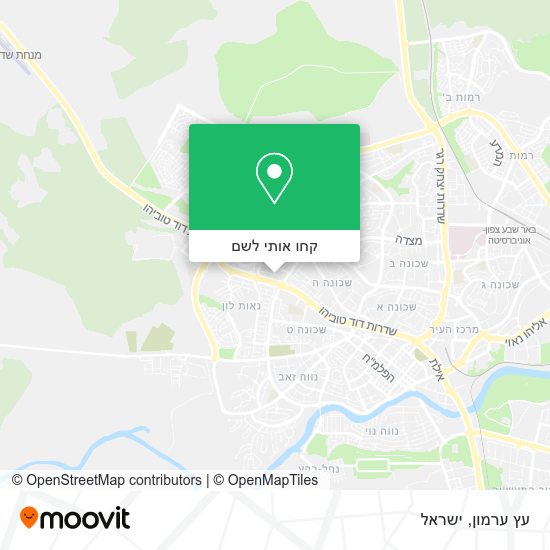 מפת עץ ערמון