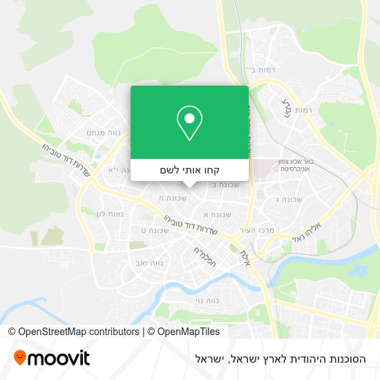 מפת הסוכנות היהודית לארץ ישראל