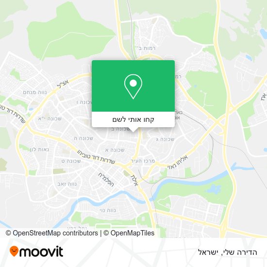 מפת הדירה שלי