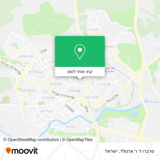 מפת סרברו ד ר ארנולד