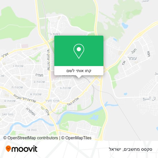 מפת סקסס מחשבים