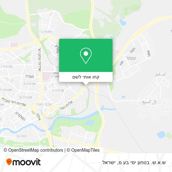 מפת ש.א.ש. בטחון ימי בע מ