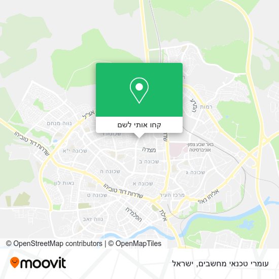 מפת עומרי טכנאי מחשבים