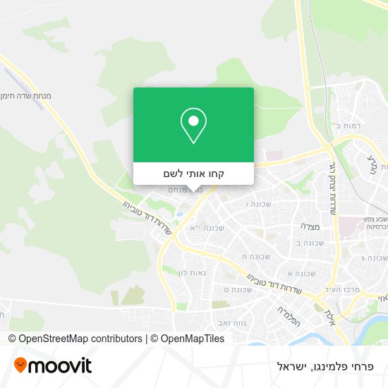 מפת פרחי פלמינגו