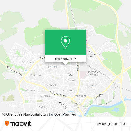 מפת מרכז תפוח
