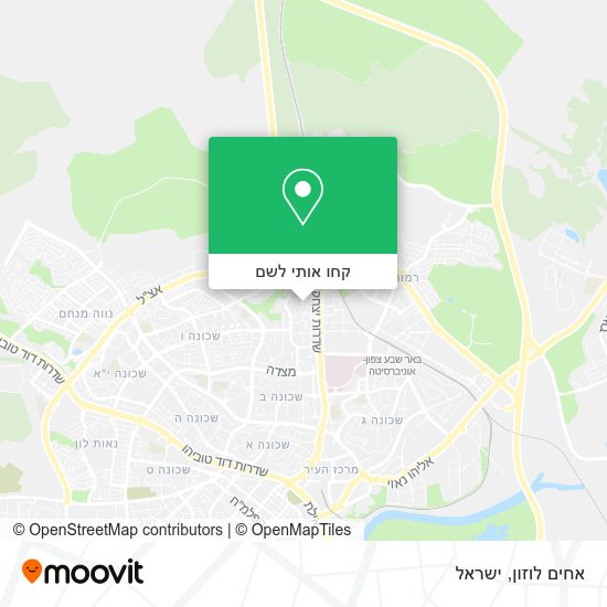 מפת אחים לוזון
