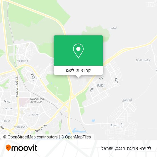 מפת לקייה- אריגת הנגב