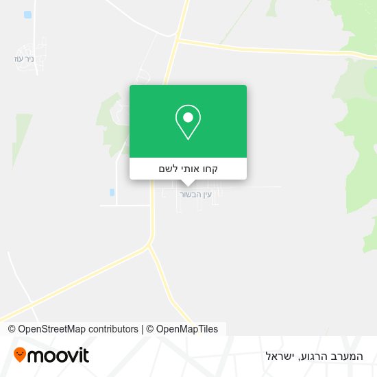 מפת המערב הרגוע