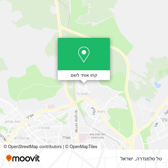 מפת טל סלמנדרה