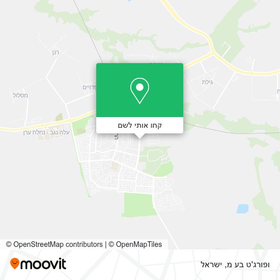 מפת ופורג'ט בע מ