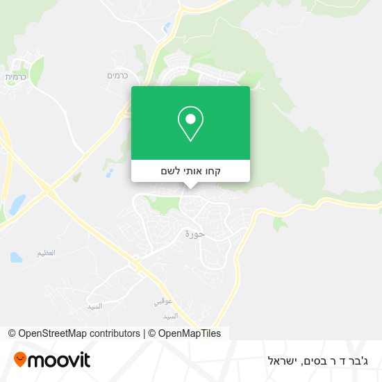 מפת ג'בר ד ר בסים